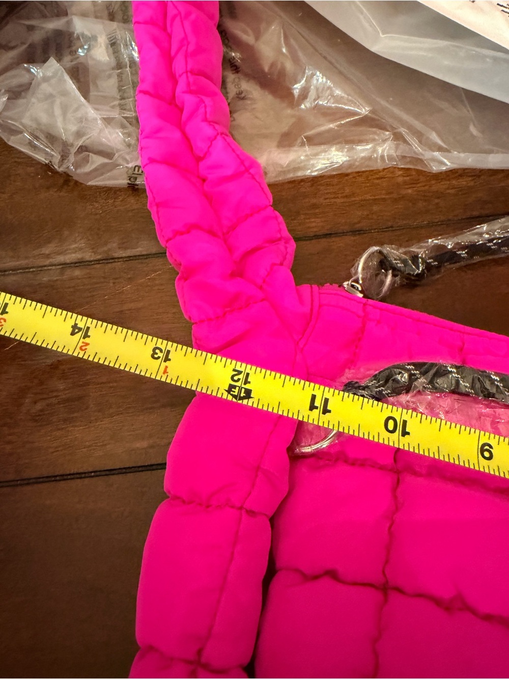 FP Movement by Free People Quilted Hot Pink Crossbody Bag - Picture 2 of 5